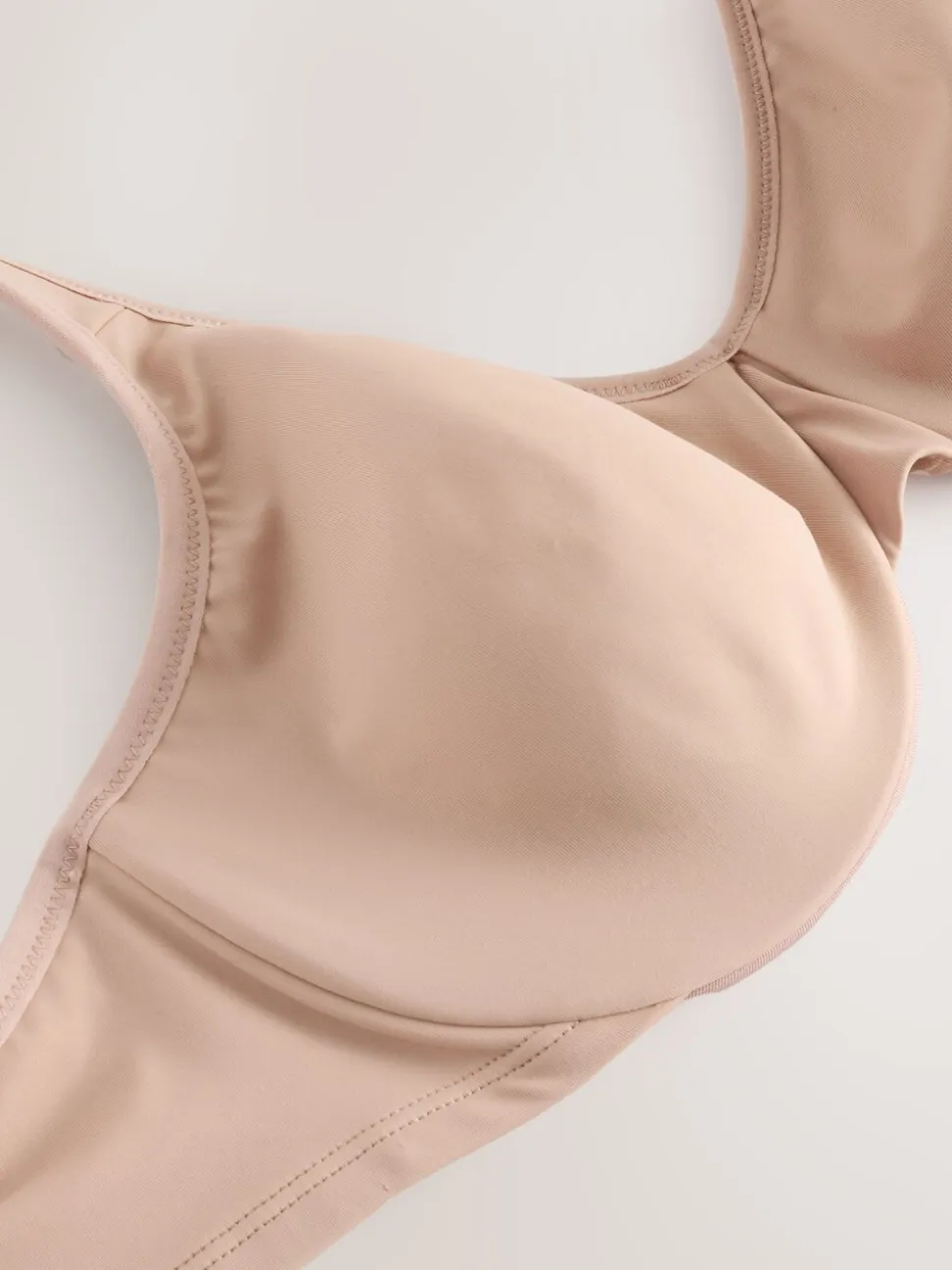Praline nude - DD+ Supersoft Comfort Padded Strap Minimising Full Cup Bra