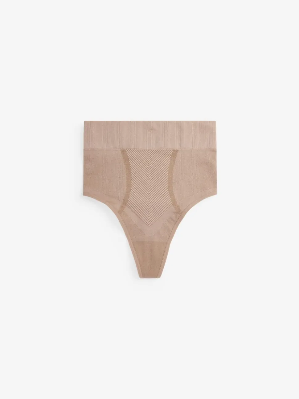 Praline nude - Vormgevende naadloze slip voor gladdere dijen met stevige buikcorrectie
