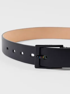 PS Paul Smith Logo Stripe Detail Belt