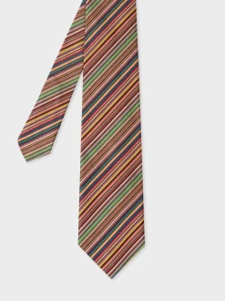 PS Paul Smith Signature Stripe 8cm Silk Tie