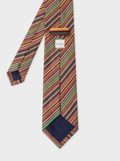 PS Paul Smith Signature Stripe 8cm Silk Tie