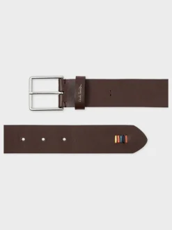 PS Paul Smith Stitch Detail Logo Belt