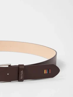 PS Paul Smith Stitch Detail Logo Belt