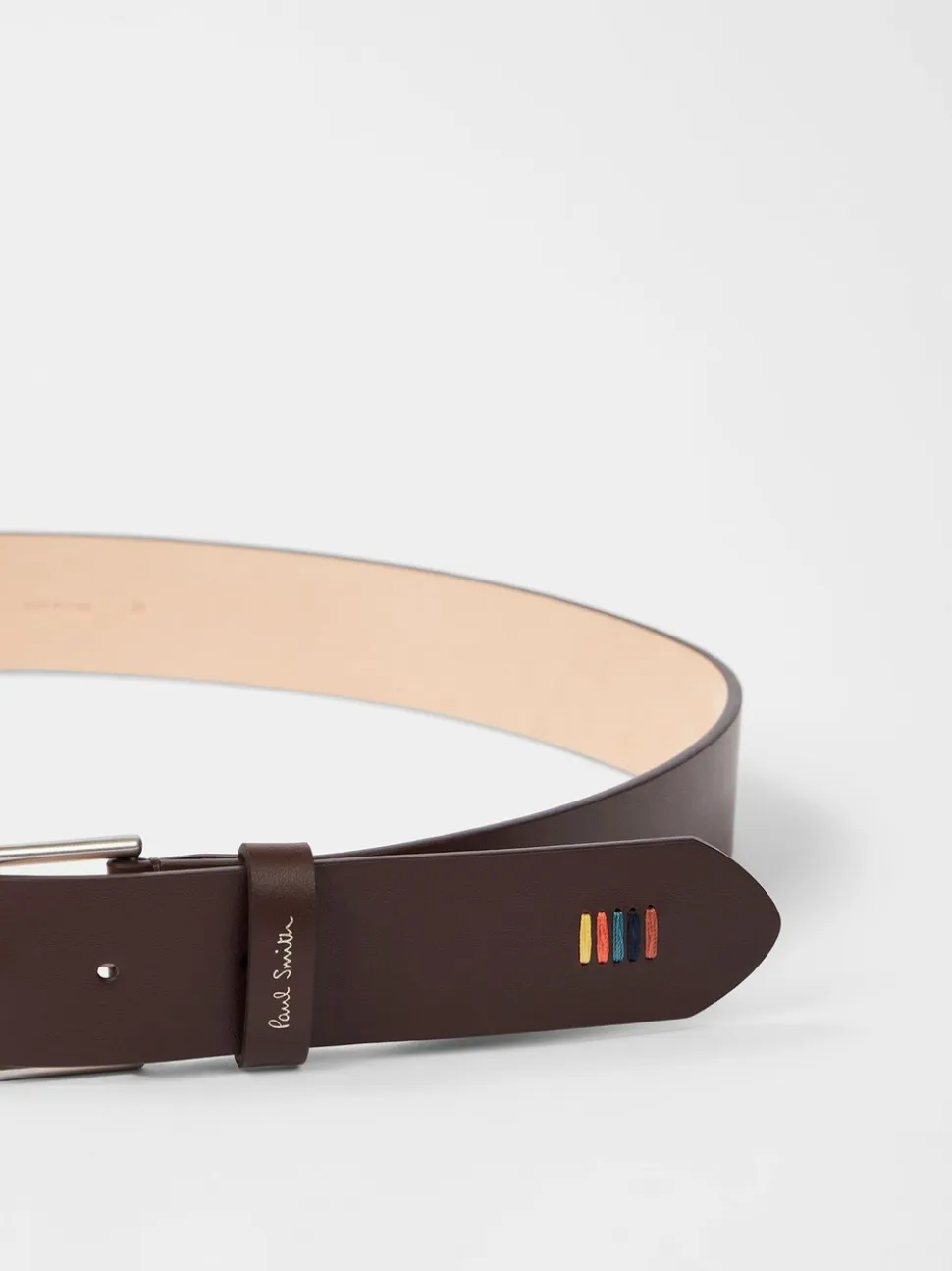 PS Paul Smith Stitch Detail Logo Belt