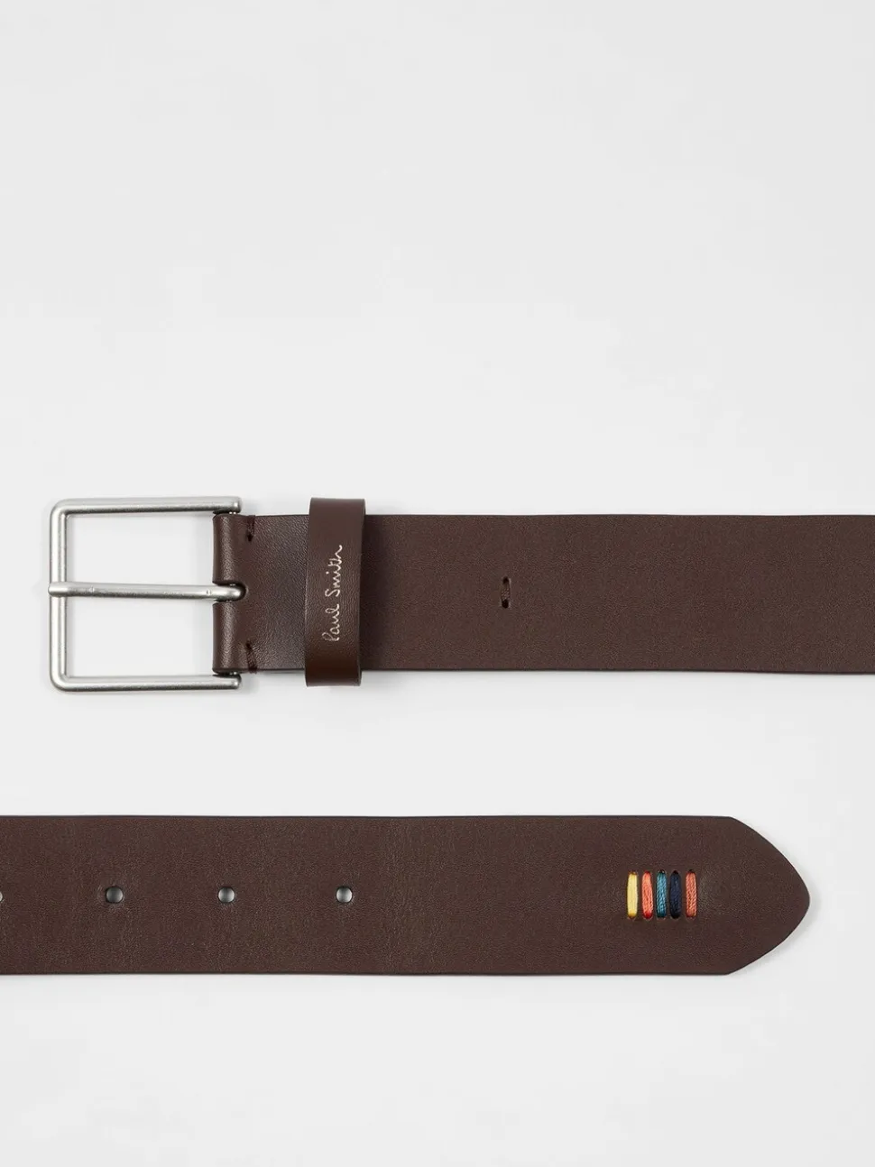 PS Paul Smith Stitch Detail Logo Belt