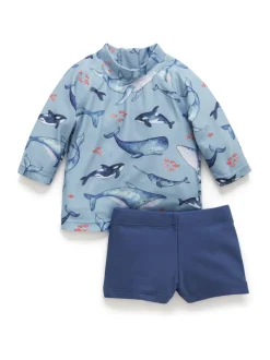 Purebaby Long Sleeve Rashie Vest