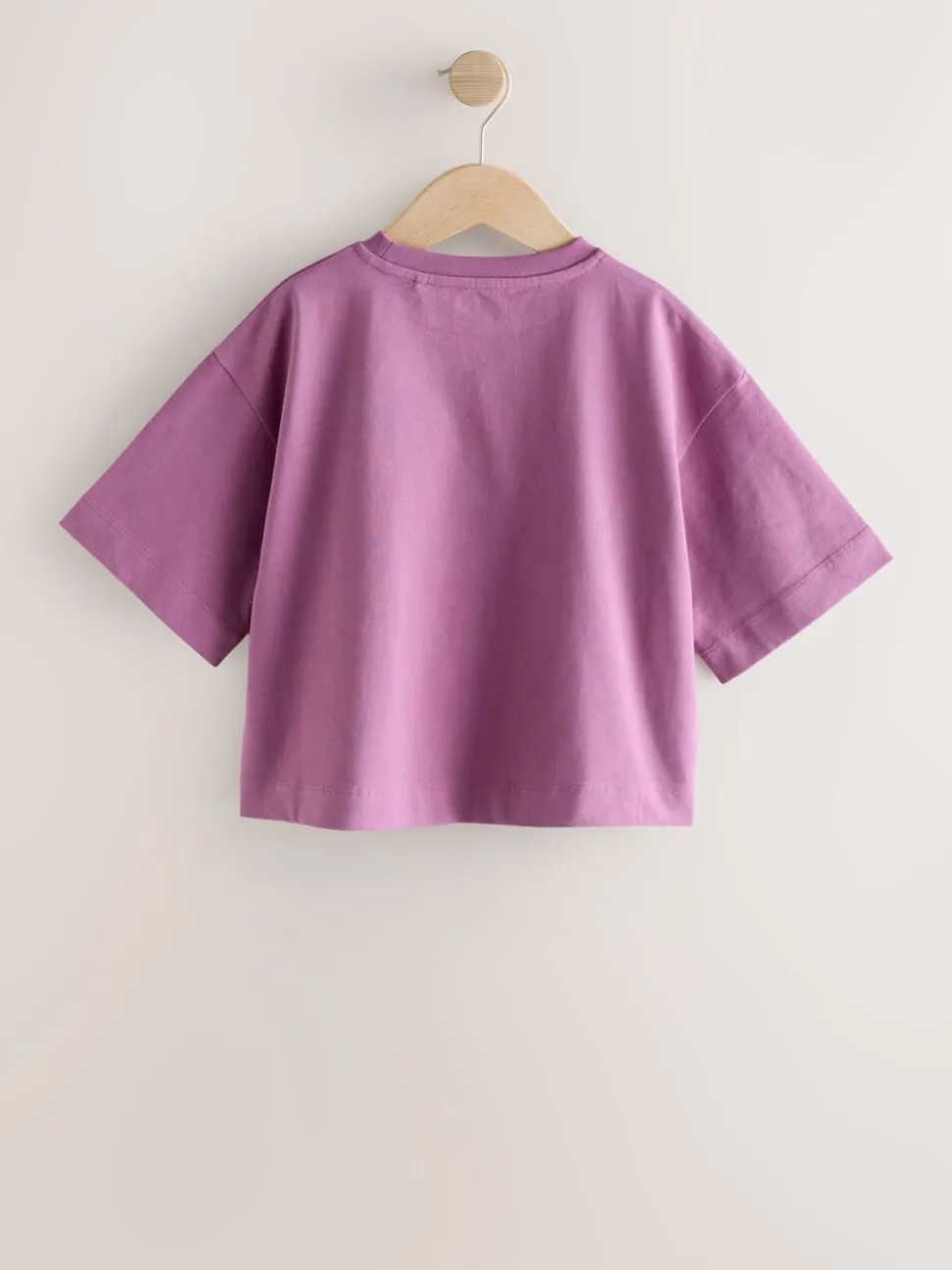 Purple Croissant - Oversized T-shirt met grafische print (3-16jr)