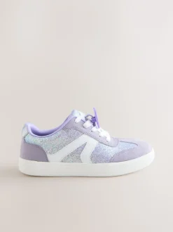 Purple Glitter Lilo & Stitch - Lifestyle sneakers met veters