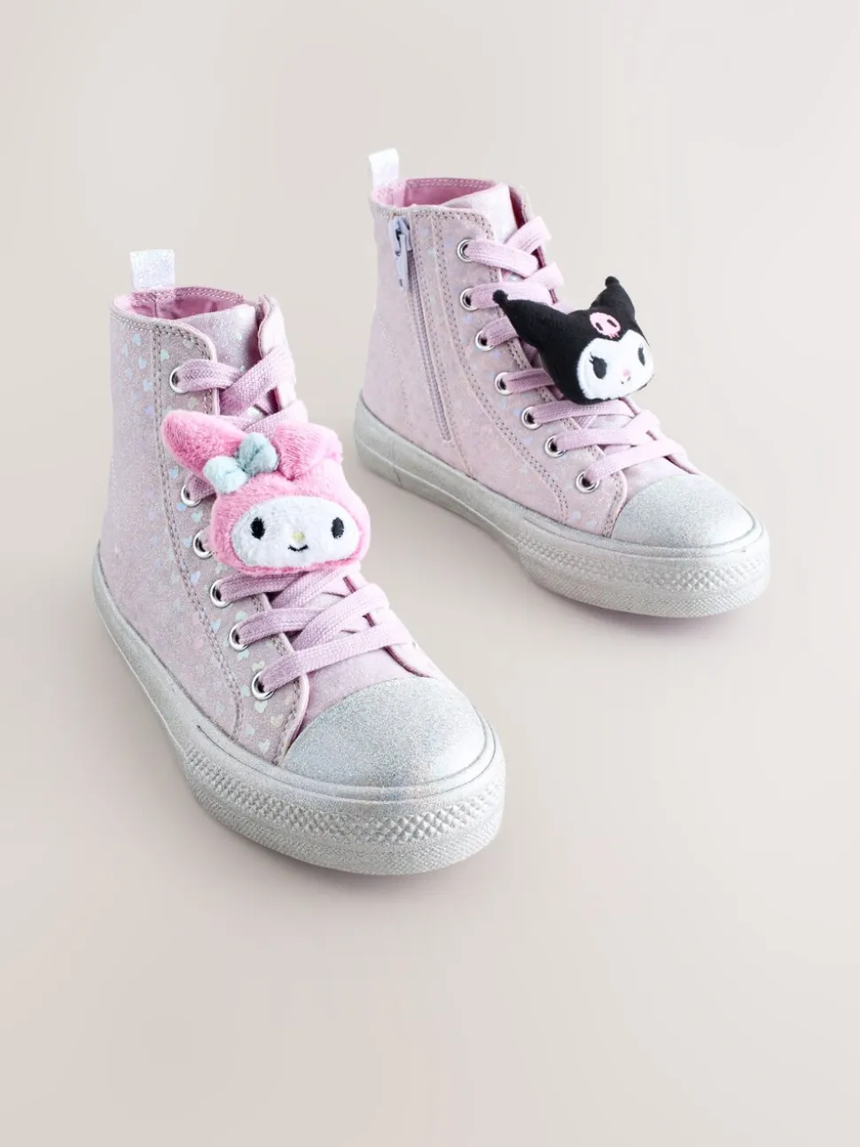 Purple Hello Kitty and Friends - Hoge sneakers met veters
