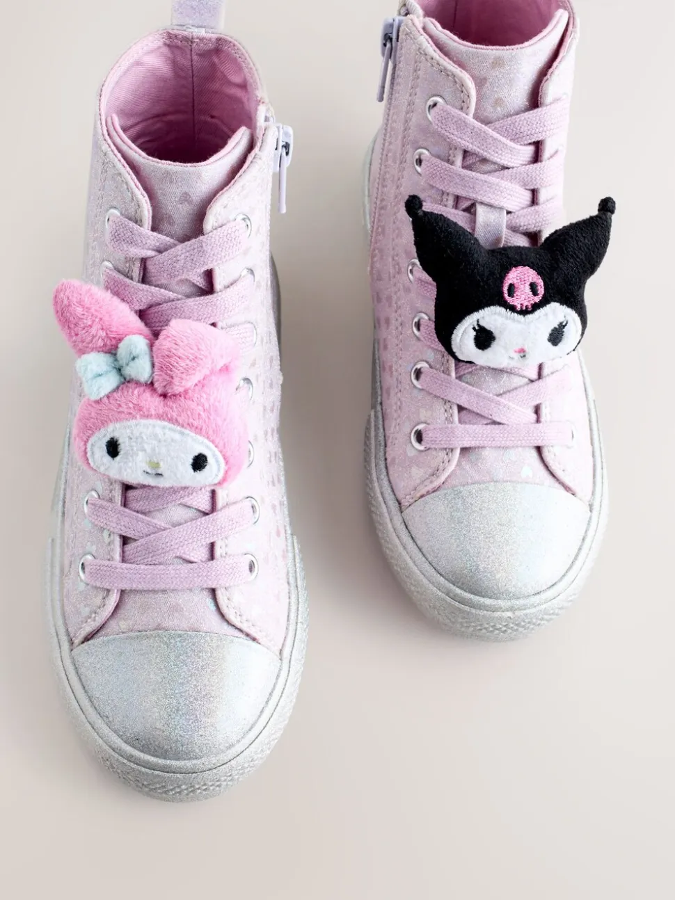 Purple Hello Kitty and Friends - Hoge sneakers met veters