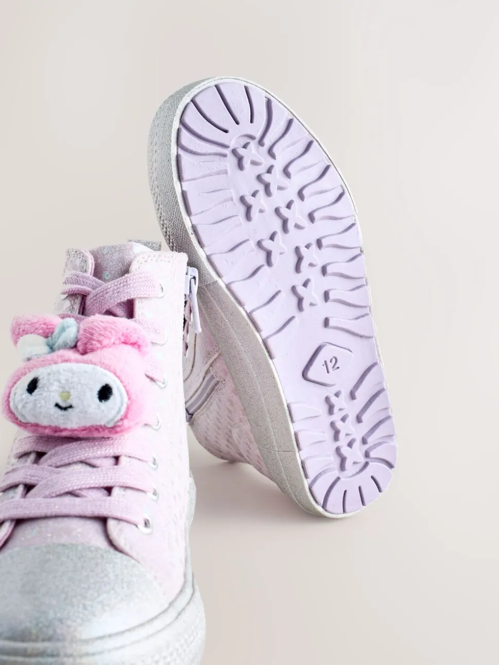 Purple Hello Kitty and Friends - Hoge sneakers met veters