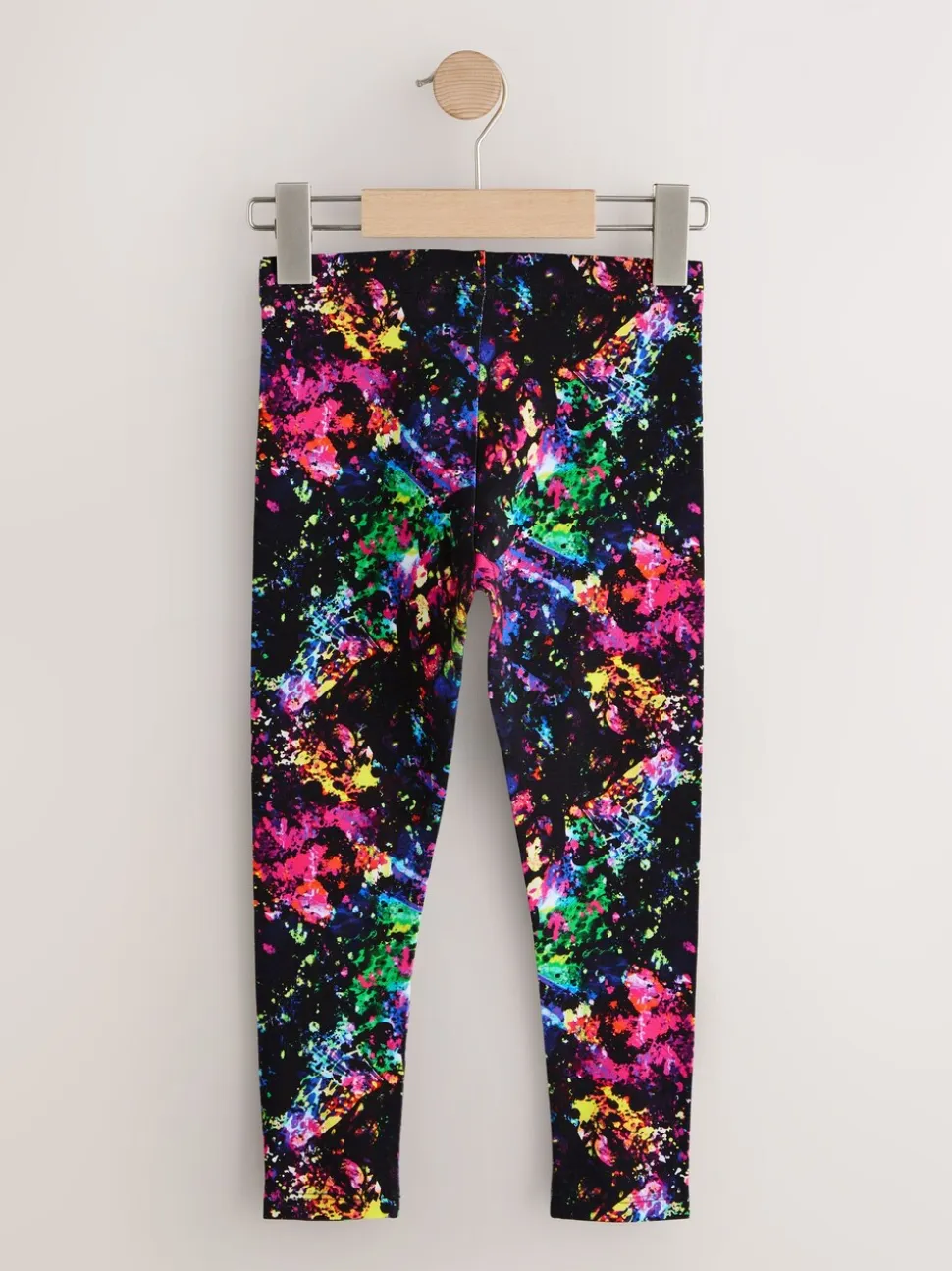 Purple/Splat - Verpakking van 5 leggings (3-16 jr)