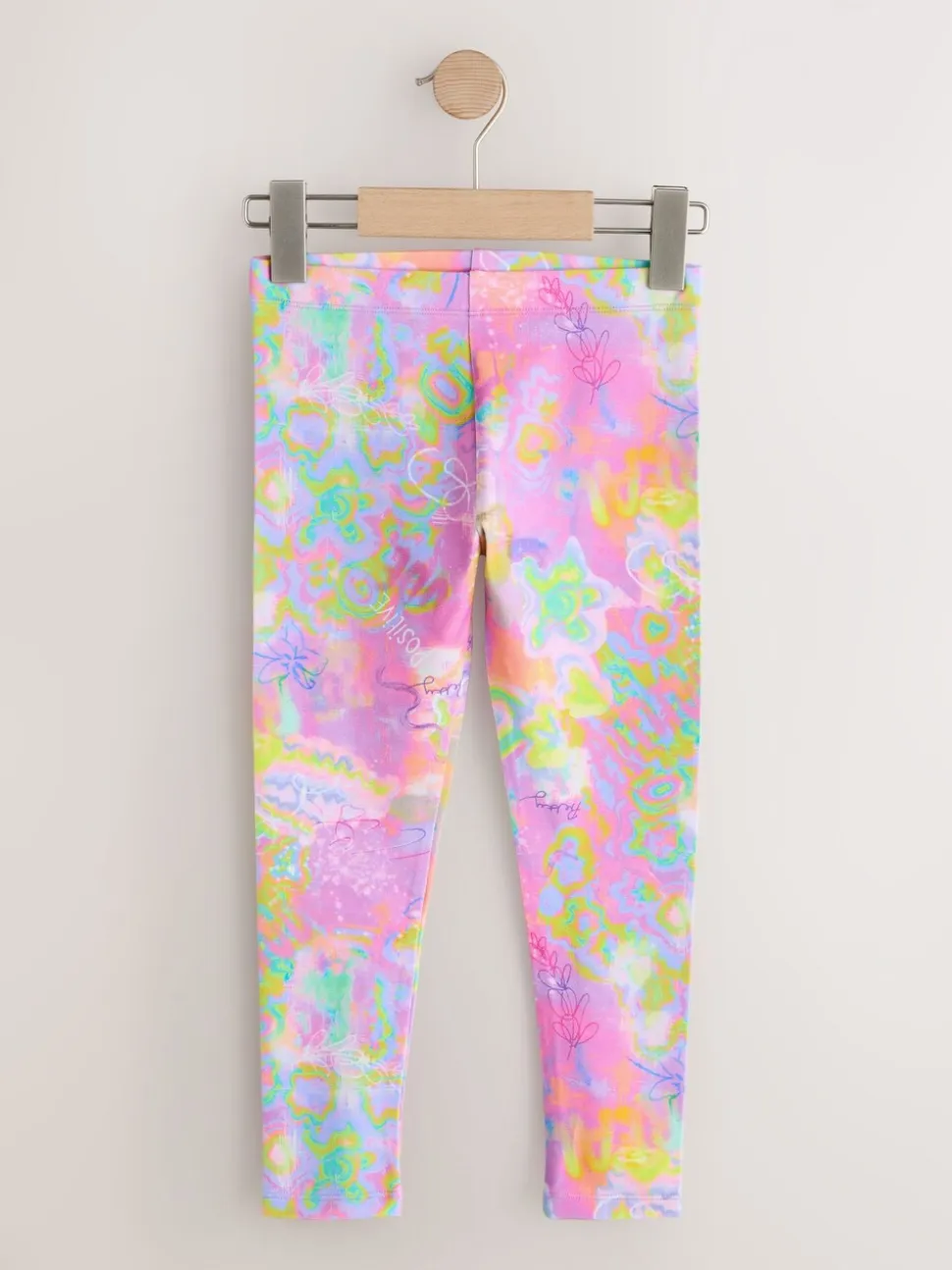 Purple/Splat - Verpakking van 5 leggings (3-16 jr)