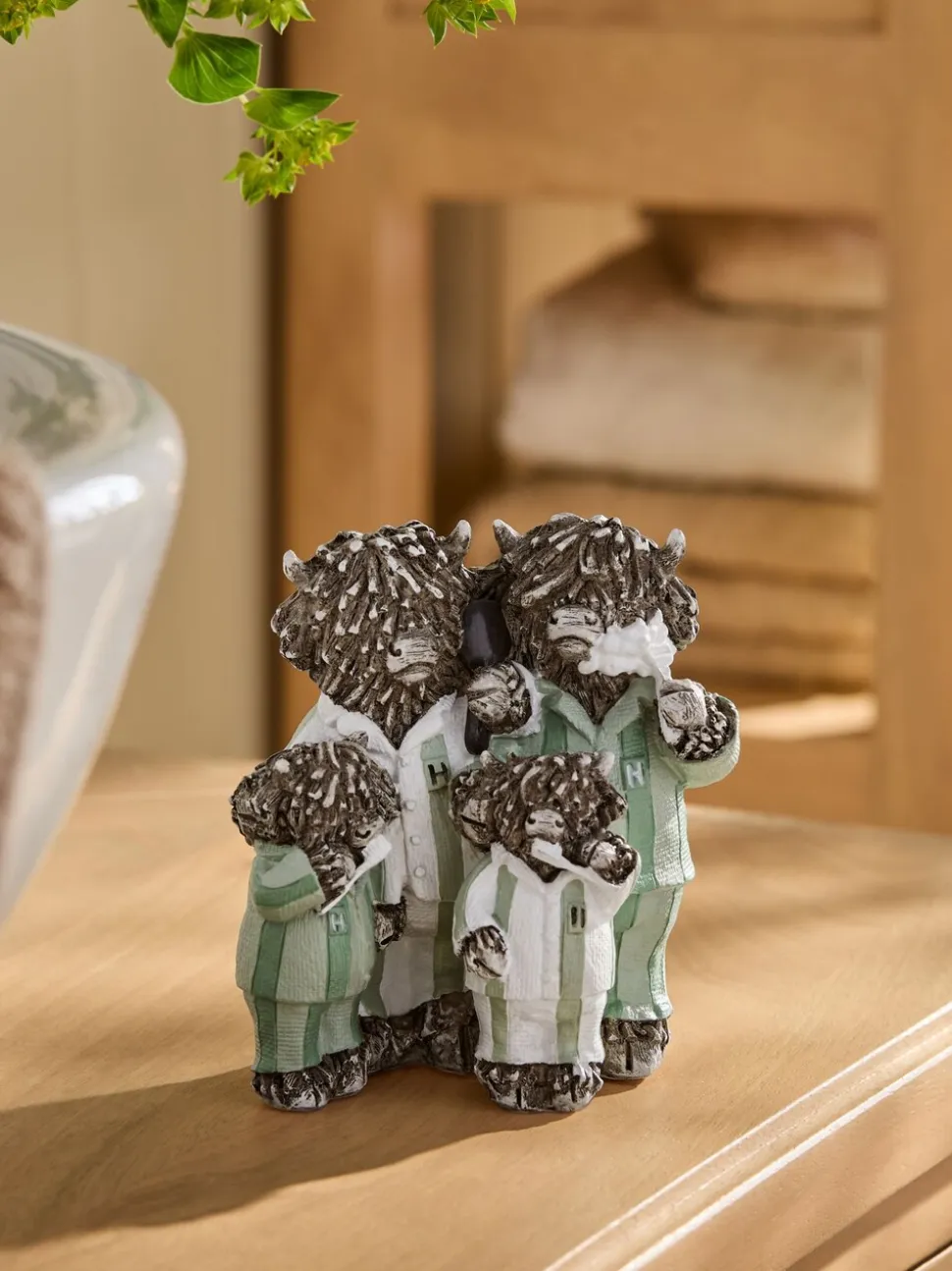 Pyjamas Family Bathroom Ornament