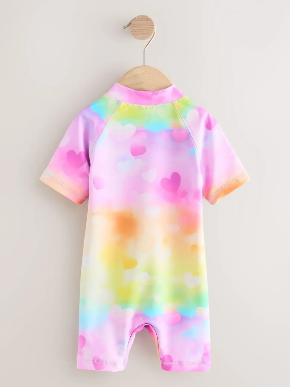 Rainbow Ombre Hearts - Zonbeschermend badpak (3 mnd-10 jr)