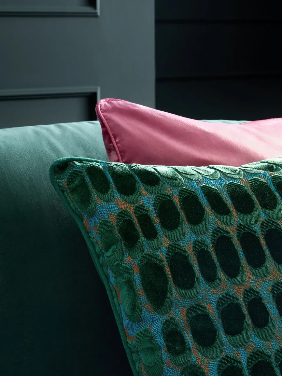 Rebel Spot Velvet Cushion