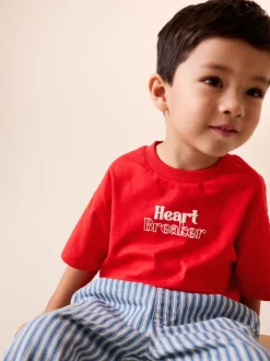 Red Heart Breaker - Short Sleeve Valentines T-Shirt (3mths-7yrs)