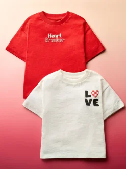 Red Heart Breaker - Short Sleeve Valentines T-Shirt (3mths-7yrs)