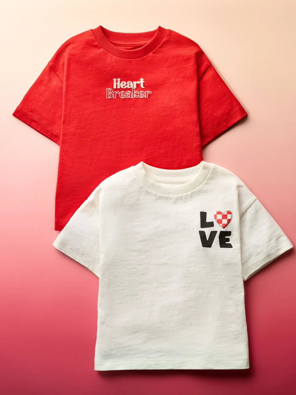 Red Heart Breaker - Short Sleeve Valentines T-Shirt (3mths-7yrs)
