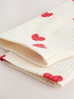 Red Heart Valentines - Babyrompertjes met lange mouwen