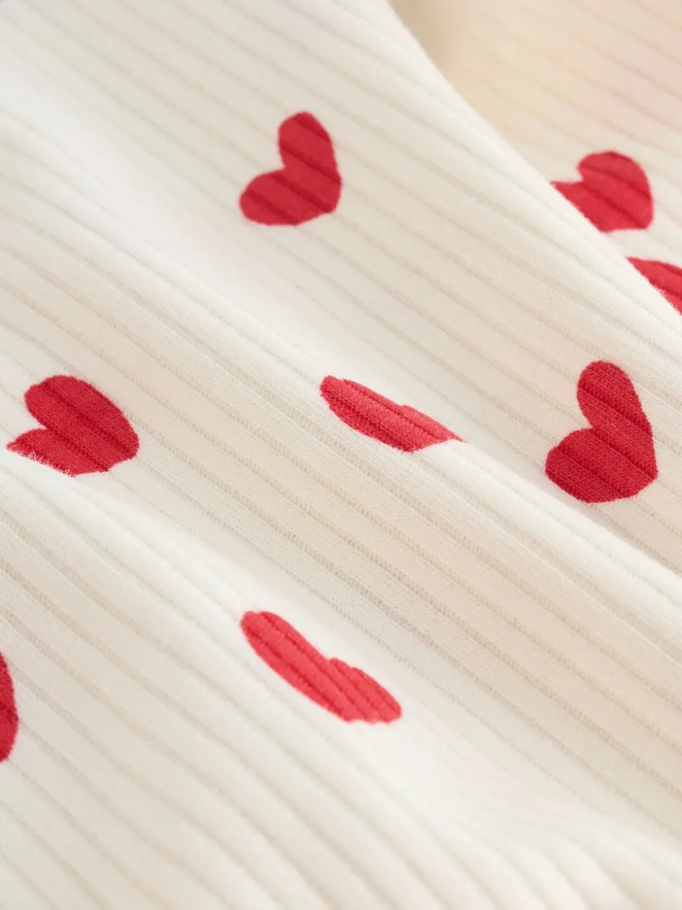 Red Heart Valentines - Babyrompertjes met lange mouwen