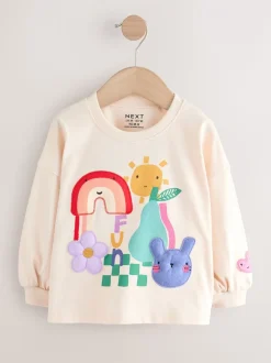Regenboog - Character tops met lange mouwen verpakking van 3 (3mnd -7jr)