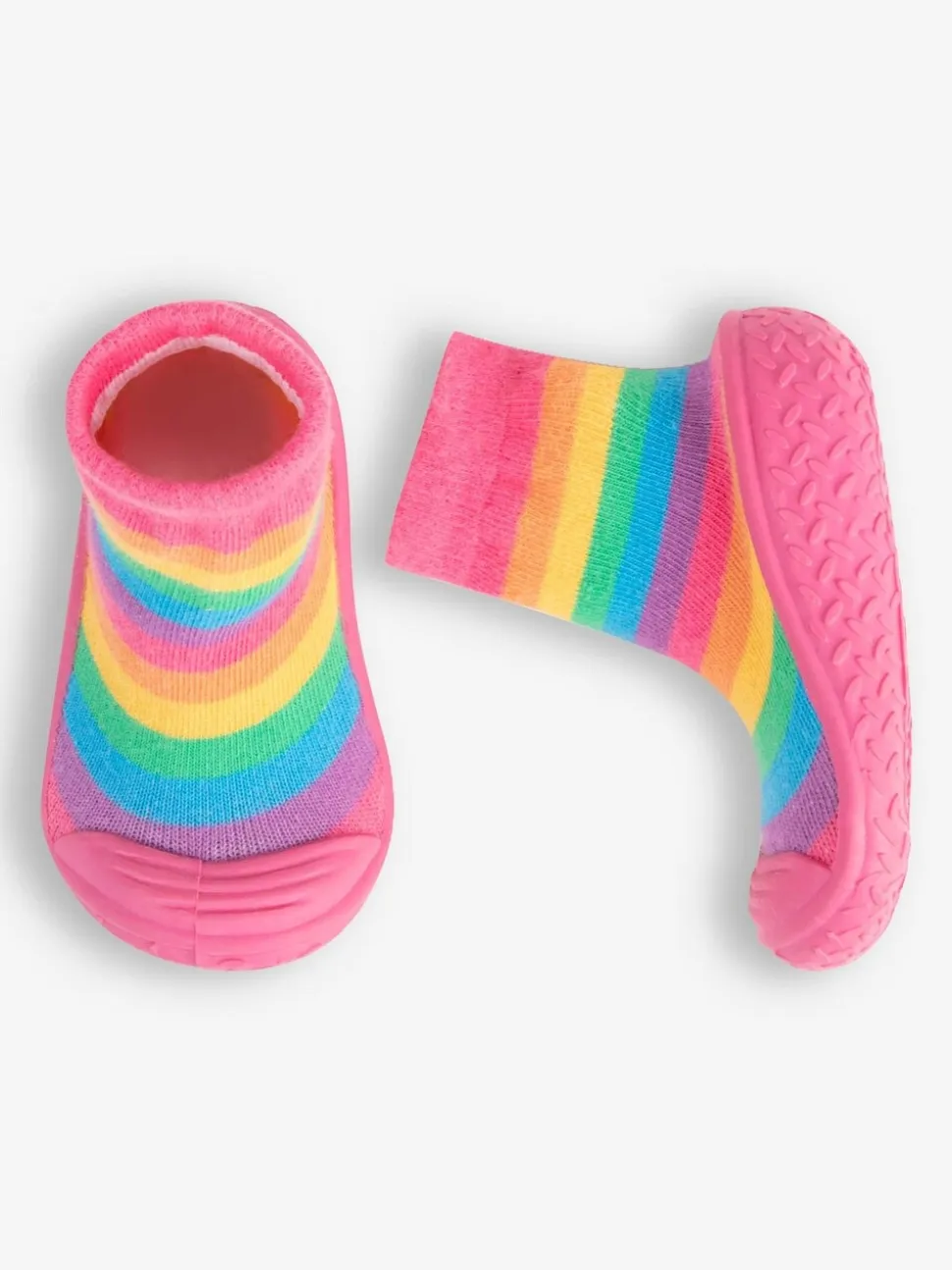 Regenboog - JoJo Maman Bébé - Indoor pantoffelsokken voor binnen
