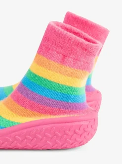 Regenboog - JoJo Maman Bébé - Indoor pantoffelsokken voor binnen