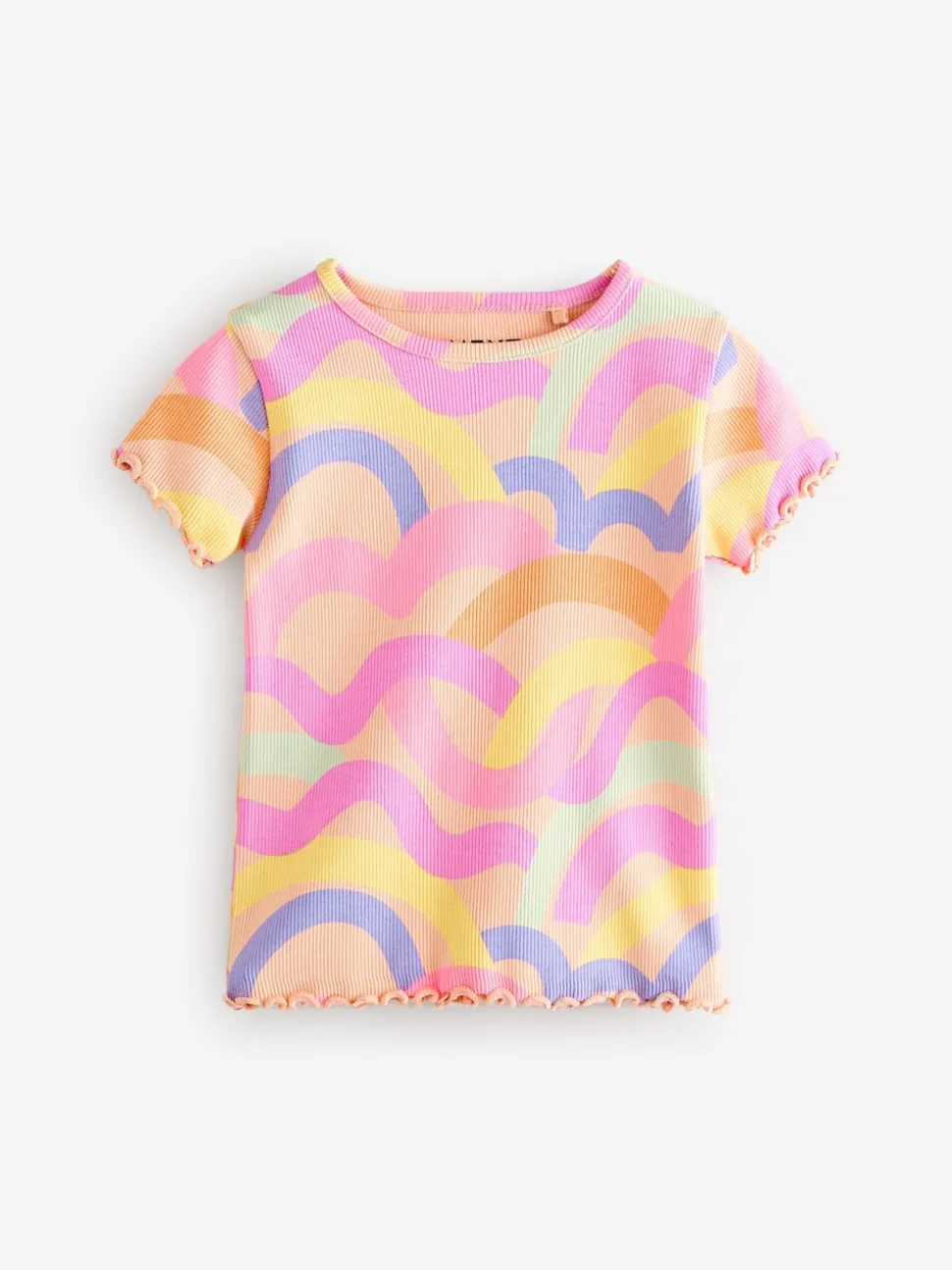 Regenboog - Set van 5 T-shirts met korte mouwen (3mnd-7jr)
