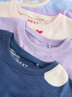 Regenboog - Tops met lange mouwen set van 4 (3mnd - 7 jr)
