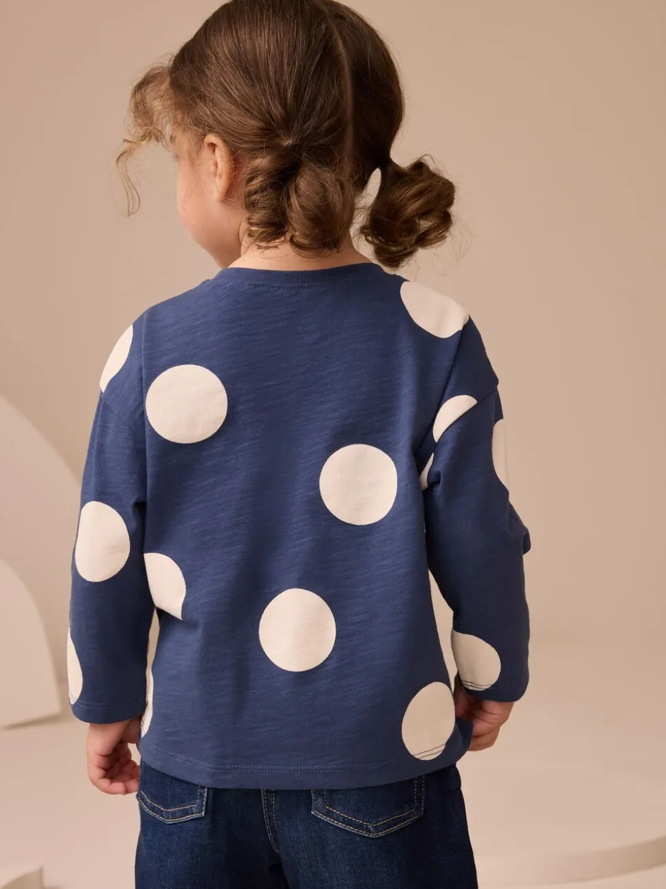Regenboog - Tops met lange mouwen set van 4 (3mnd - 7 jr)