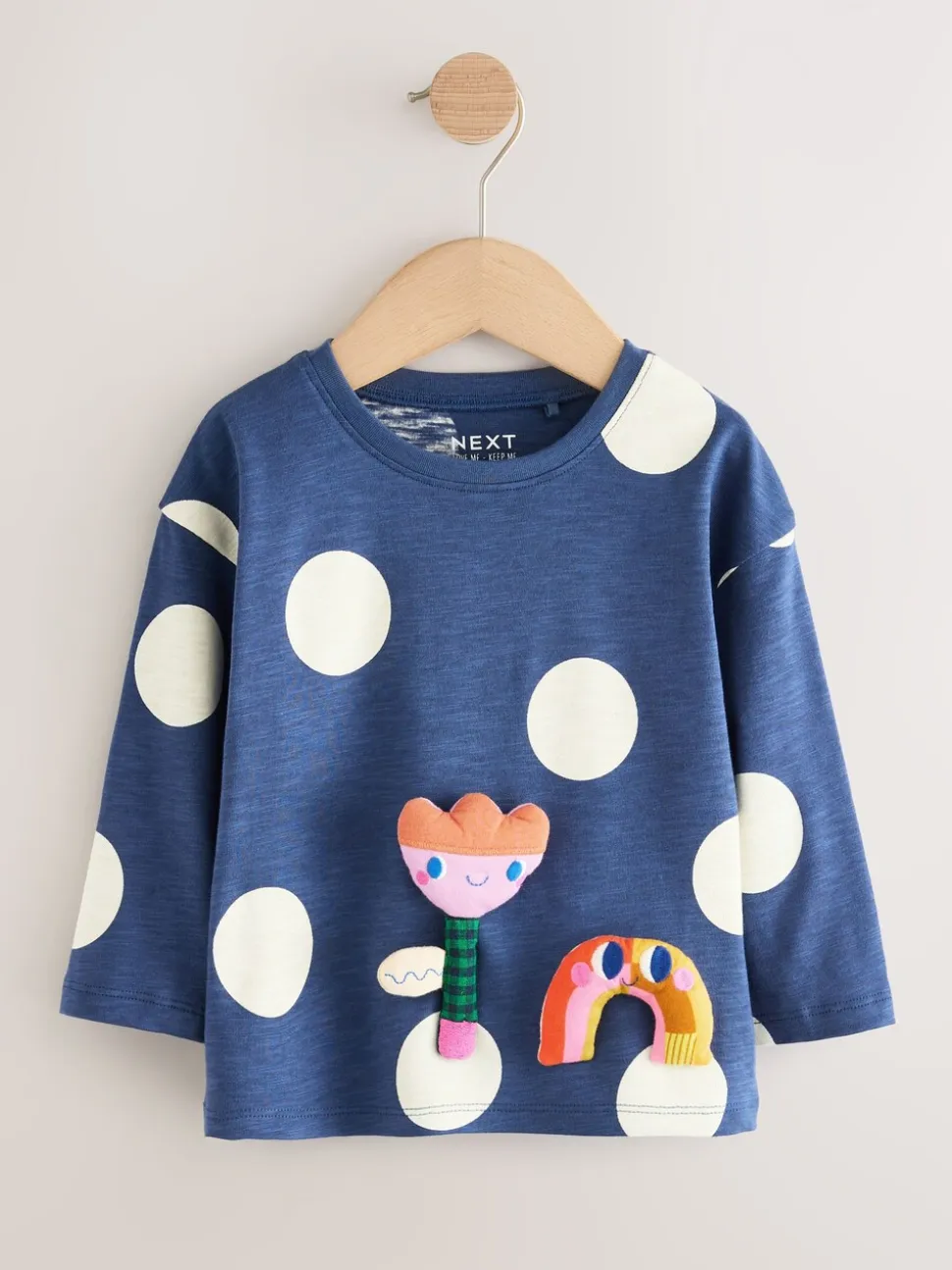 Regenboog - Tops met lange mouwen set van 4 (3mnd - 7 jr)