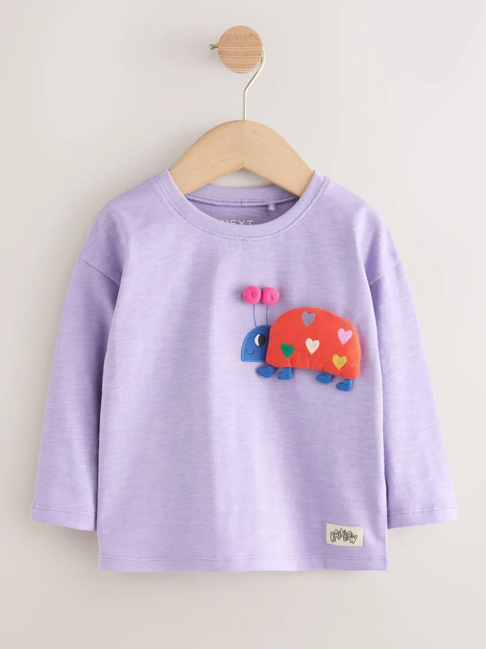 Regenboog - Tops met lange mouwen set van 4 (3mnd - 7 jr)