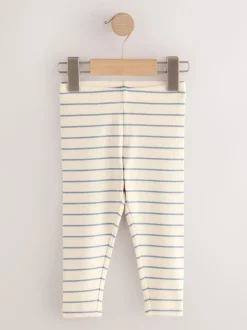 Regenboog - Verpakking van 5 geribbelde Leggings (3mnd -7jr)