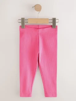 Regenboog - Verpakking van 5 geribbelde Leggings (3mnd -7jr)