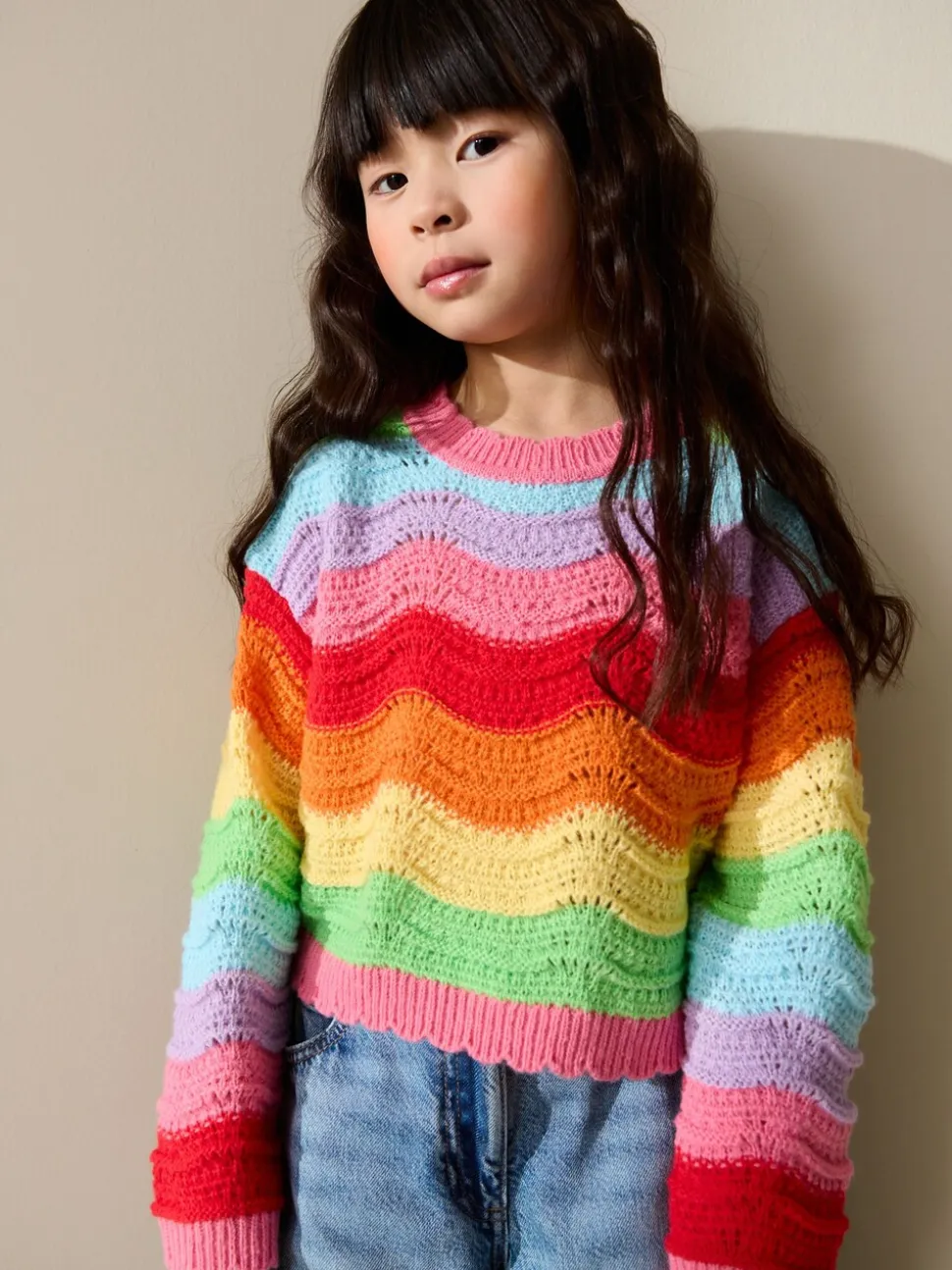 Regenboog - Wavy Stripe Jumper (3-16yrs)