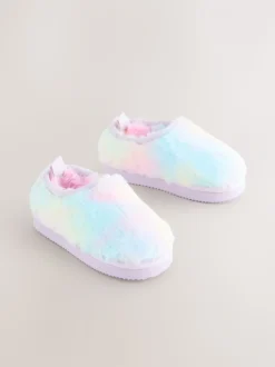 Regenboogprint - Shoot pantoffels