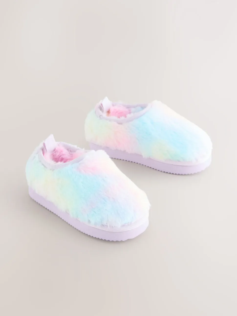 Regenboogprint - Shoot pantoffels