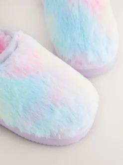 Regenboogprint - Shoot pantoffels