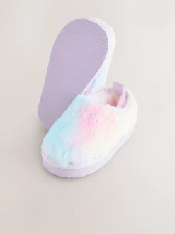 Regenboogprint - Shoot pantoffels