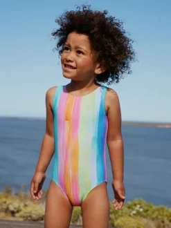 Regenboogstrepen - Badpak (3 mnd-10 jr)