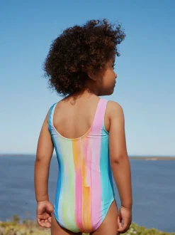 Regenboogstrepen - Badpak (3 mnd-10 jr)