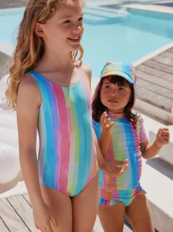 Regenboogstrepen - Badpak (3 mnd-10 jr)