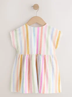Regenboogstrepen - Jersey Dress (3mths-7yrs)