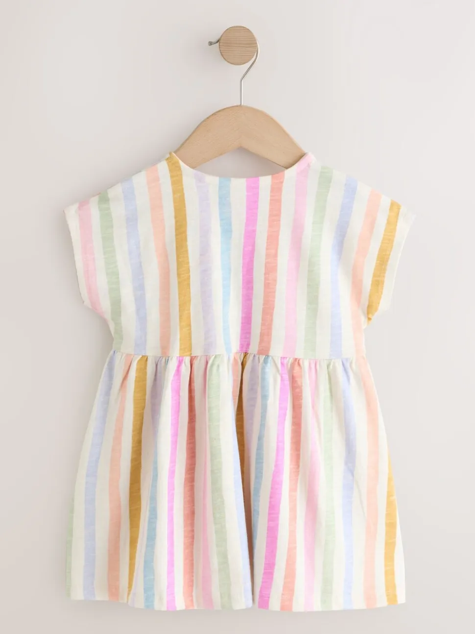 Regenboogstrepen - Jersey Dress (3mths-7yrs)