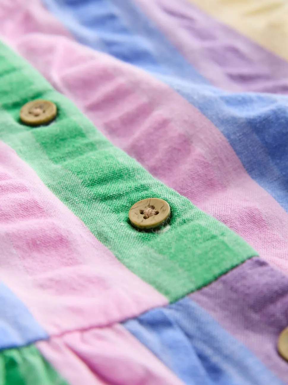 Regenboogstrepen - Sleeveless Playsuit (3mths-7yrs)