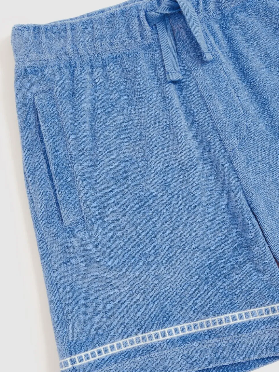 Reiss Chesley Towelling Brand-Embroidered Shorts
