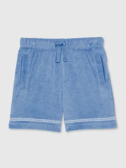 Reiss Chesley Towelling Brand-Embroidered Shorts