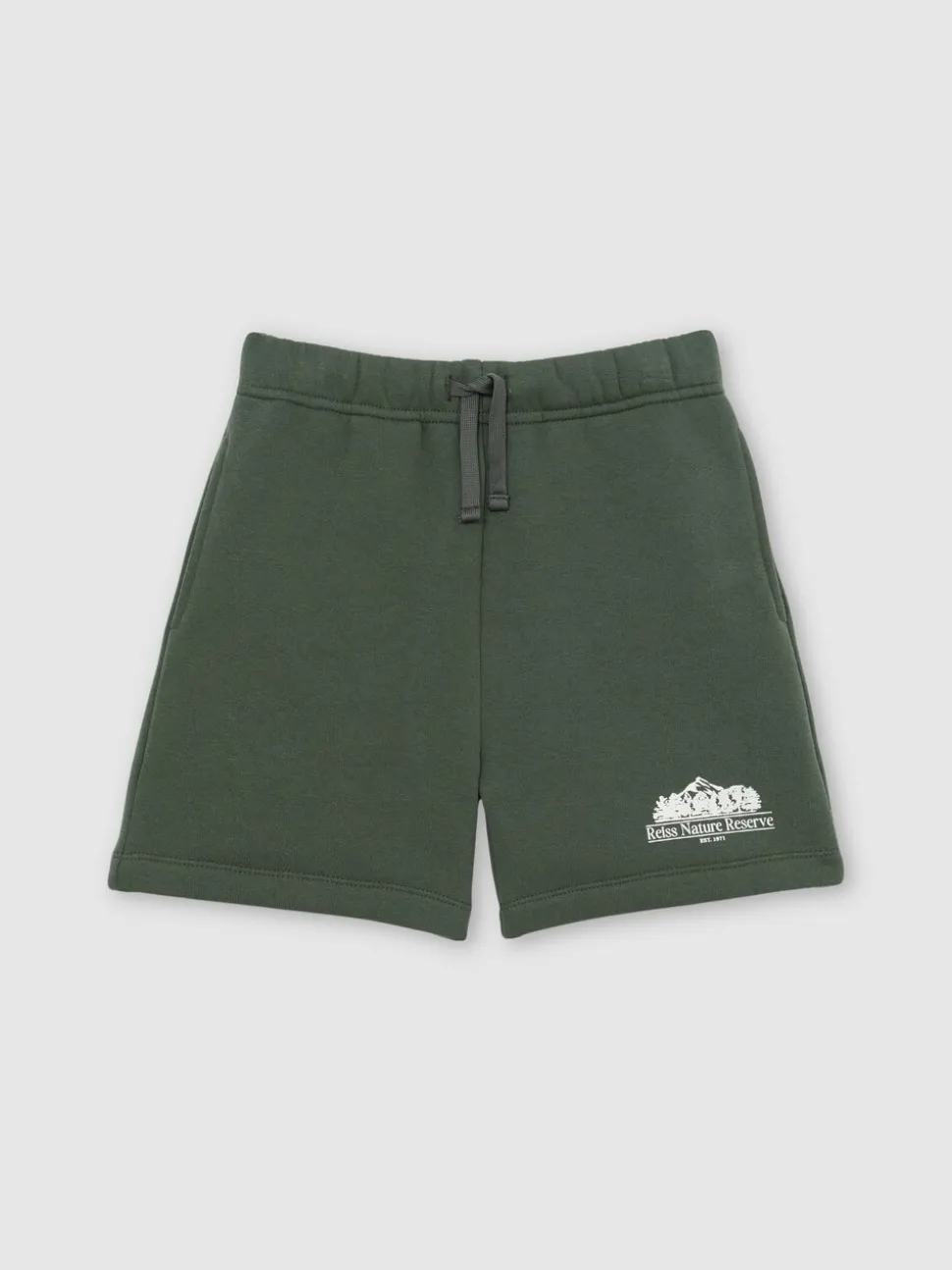 Reiss Evan Cotton-Blend Nature Reserve Shorts
