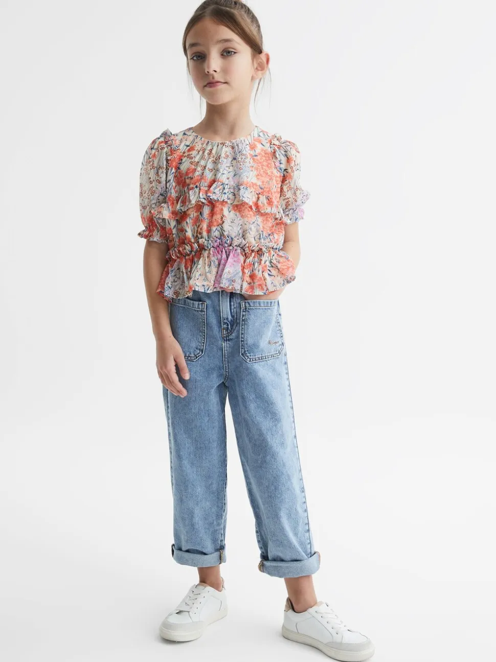 Reiss Hester blouse met bloemenprint